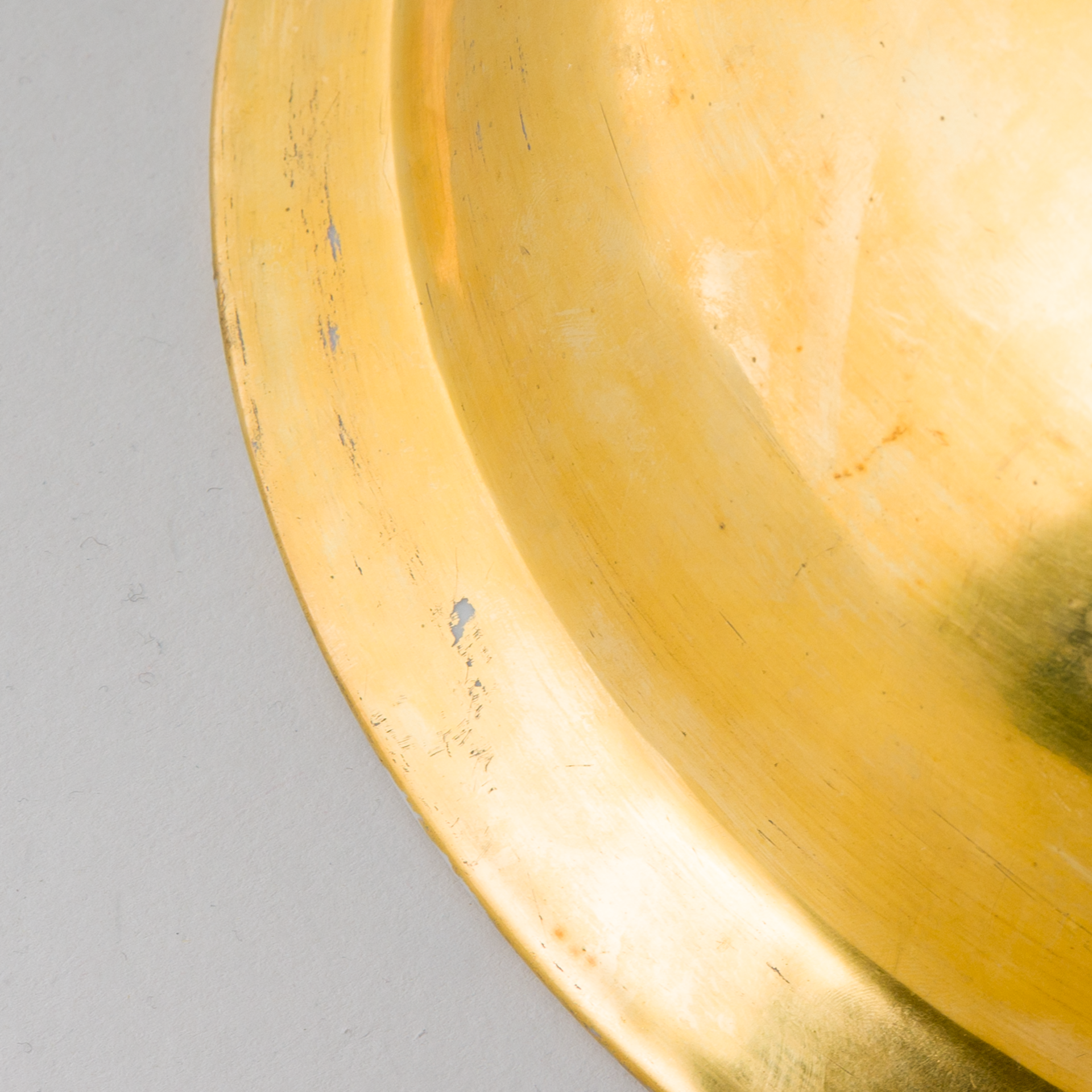 Feines Französisches Porzellan Krug und Schüssel Frankreich Eingraviertes Blätterfries auf goldenem - Image 12 of 14