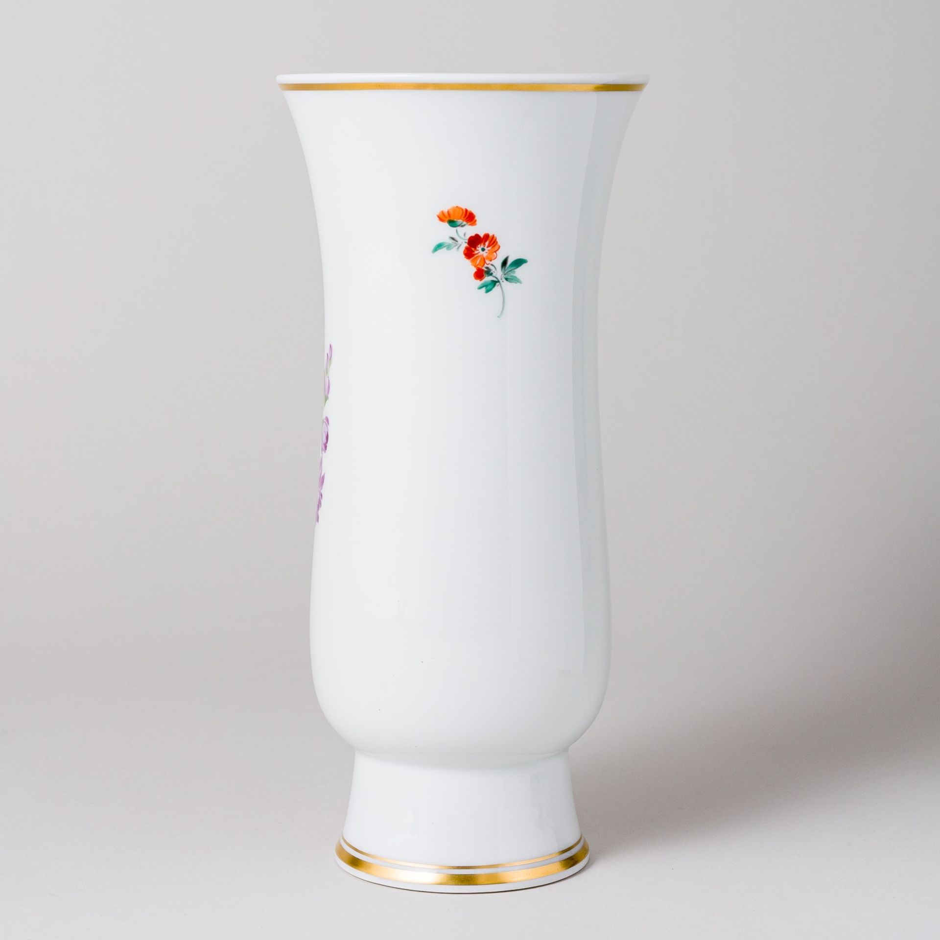 Meissen Vase Bunte Blume Bukett 20 cm 4. Wahl Neuwertig - Bild 2 aus 5