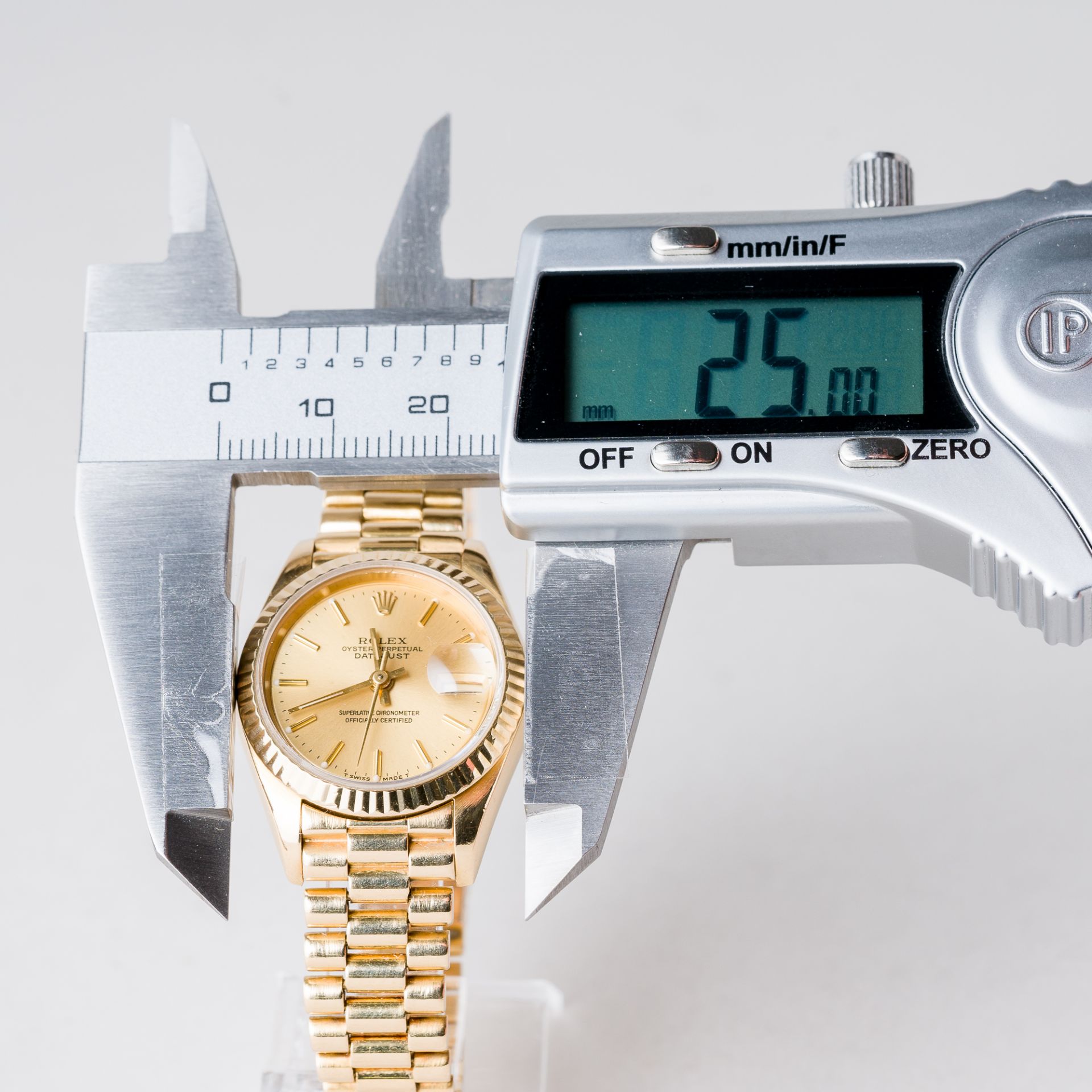 Rolex Lady Datejust 25 mm von 1986 Ref.: 69178 750er Gelbgold - Image 6 of 8