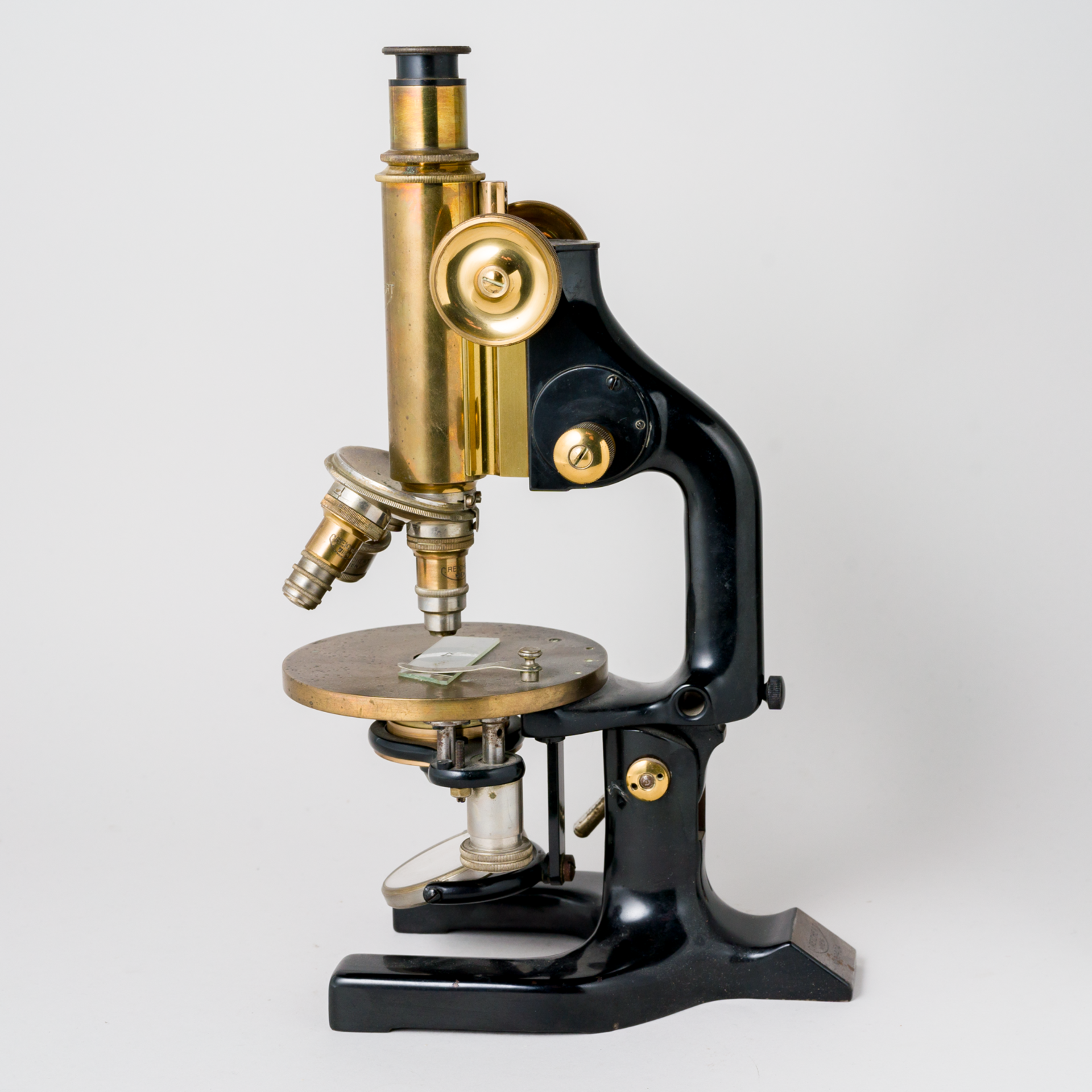 Mikroskop C. Reichert Wien in Holztransportkiste mit Okluaren - Bild 11 aus 18