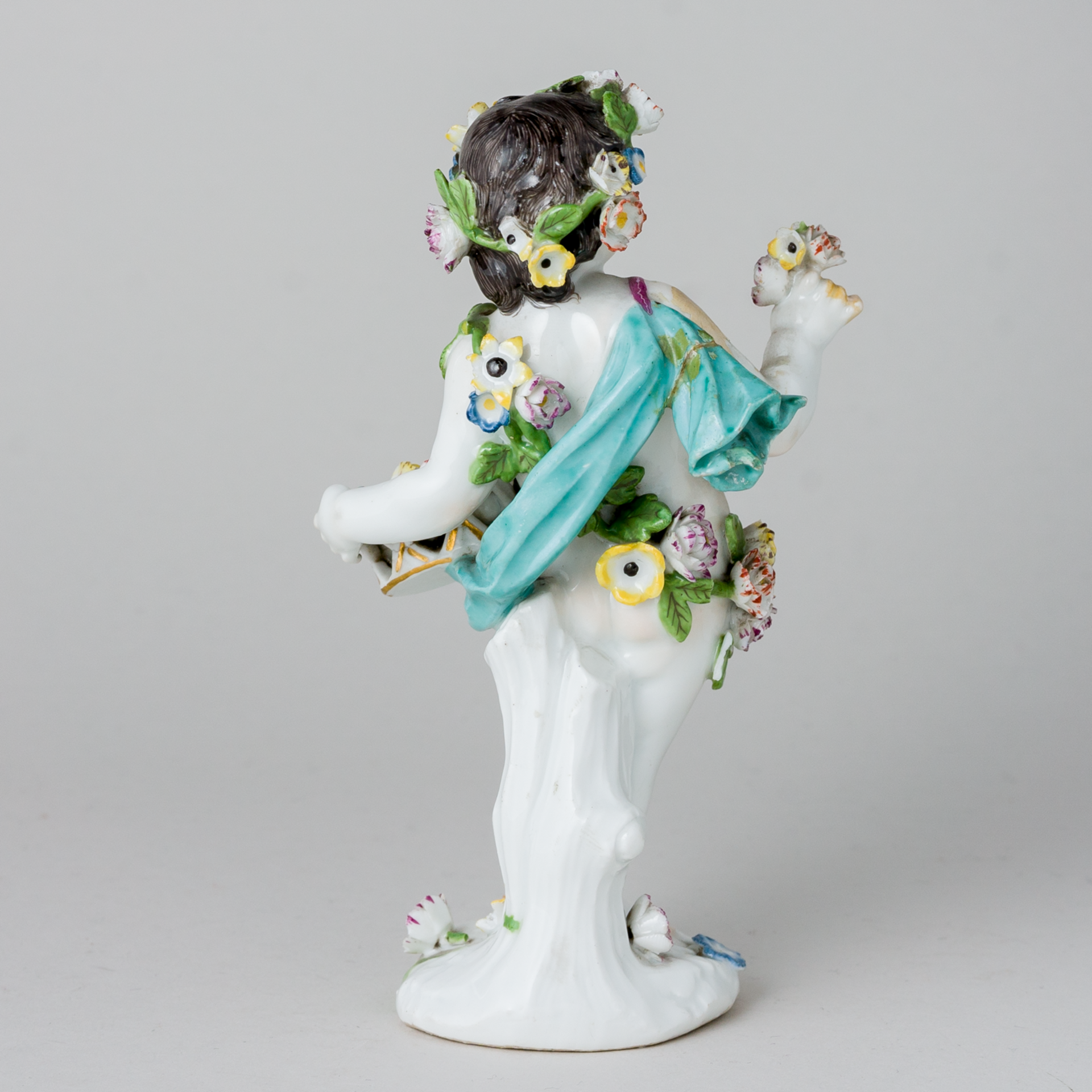 Meissen Figur mir Girlande 1. Wahl - Image 3 of 10