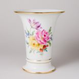 Meissen Vase Bunte Blume Bukett 16,5 cm 4. Wahl unbeschädigt