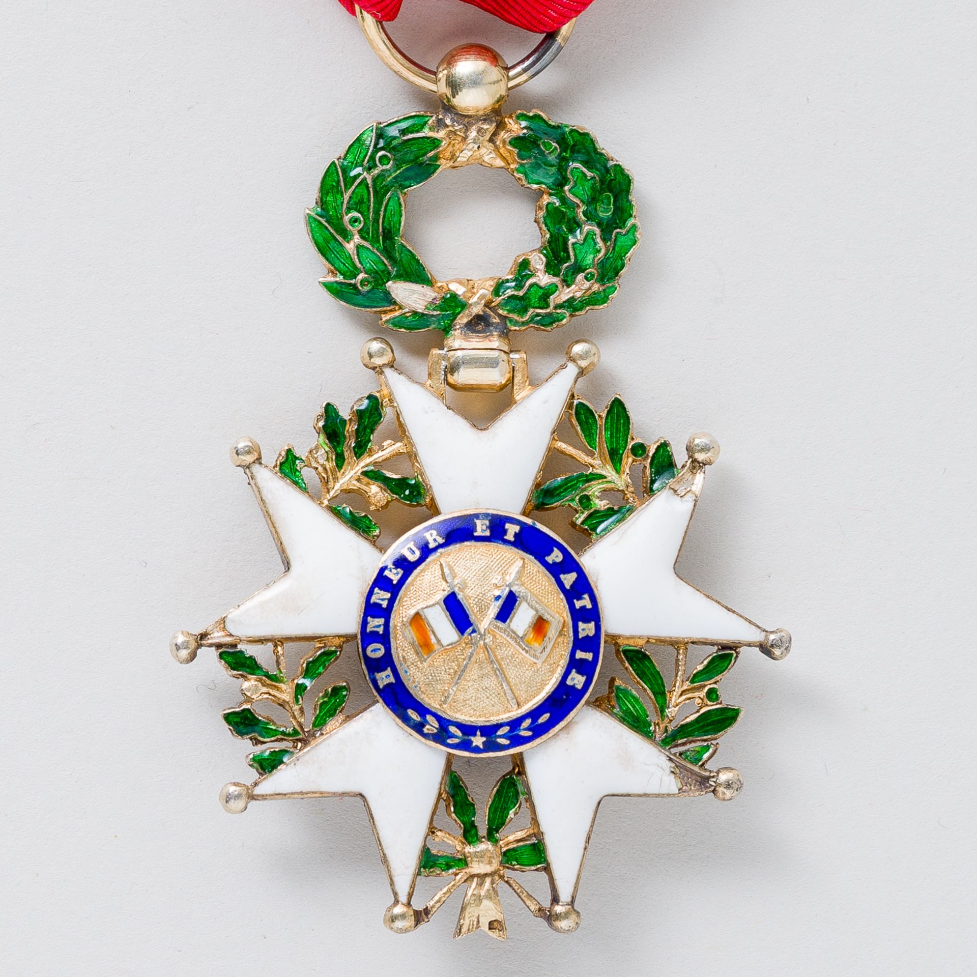 Orden Frankreich Ehrenlegion Offizierskreuz am Band - Bild 3 aus 4