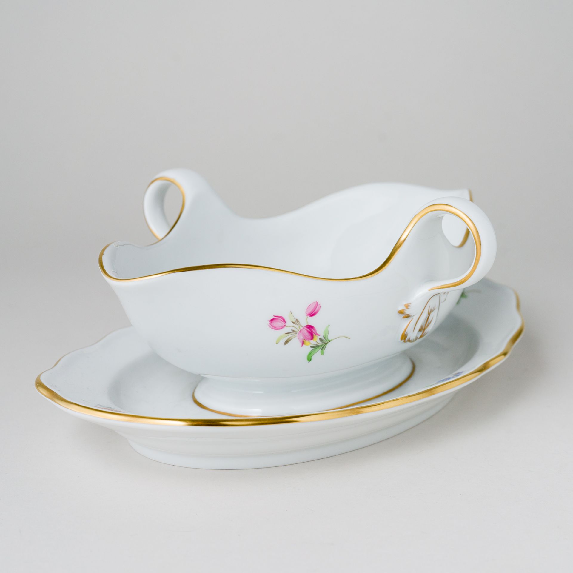 Meissen Sauciere Streublümchen 4. Wahl nach 1934