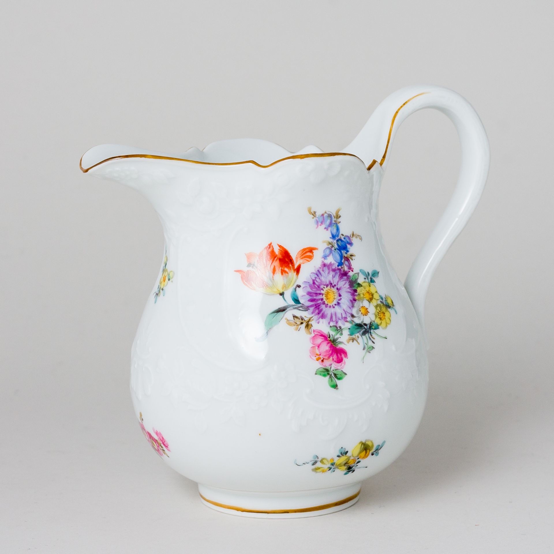 Meissen Milchkännchen Bunte Blume 4. Wahl nach 1934