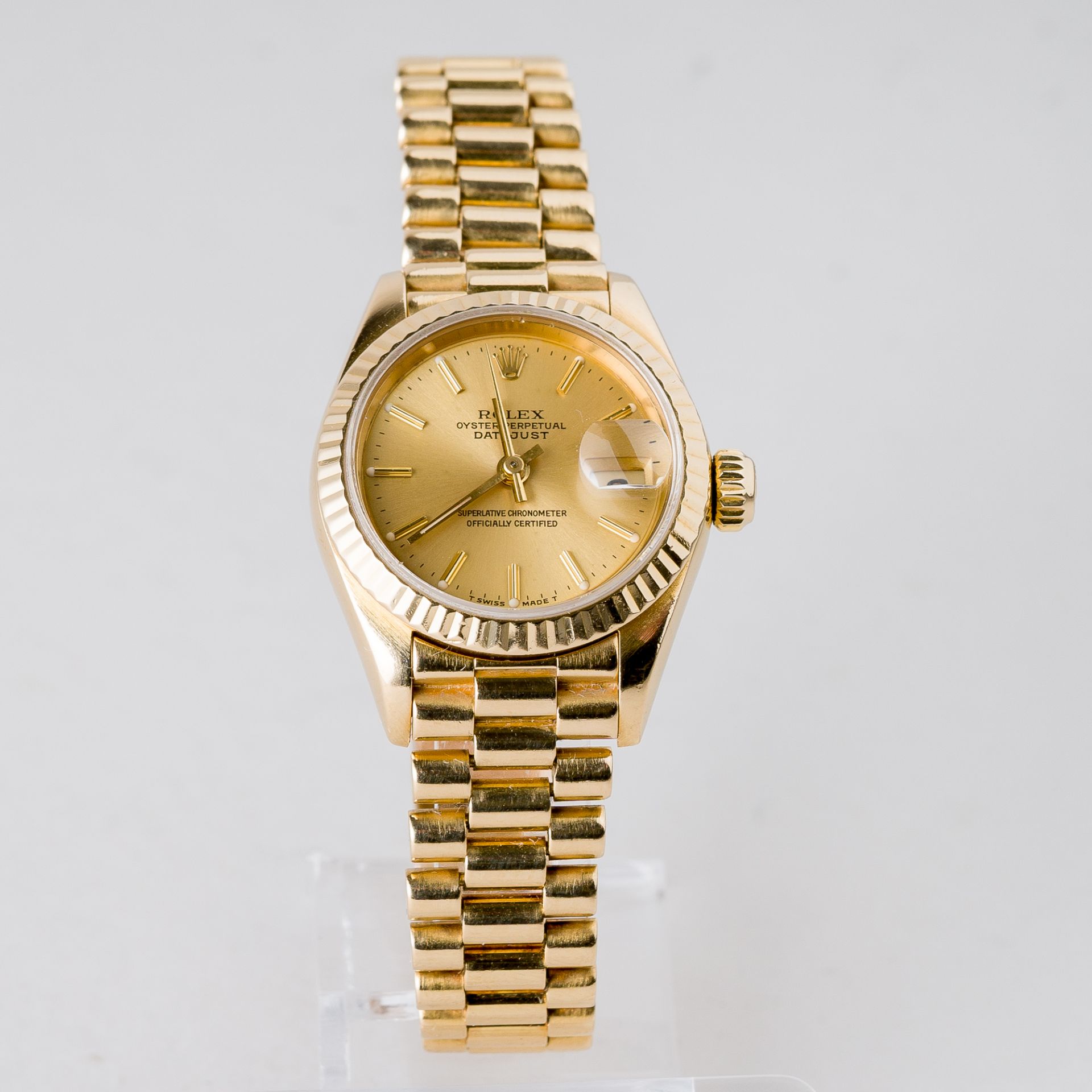 Rolex Lady Datejust 25 mm von 1986 Ref.: 69178 750er Gelbgold