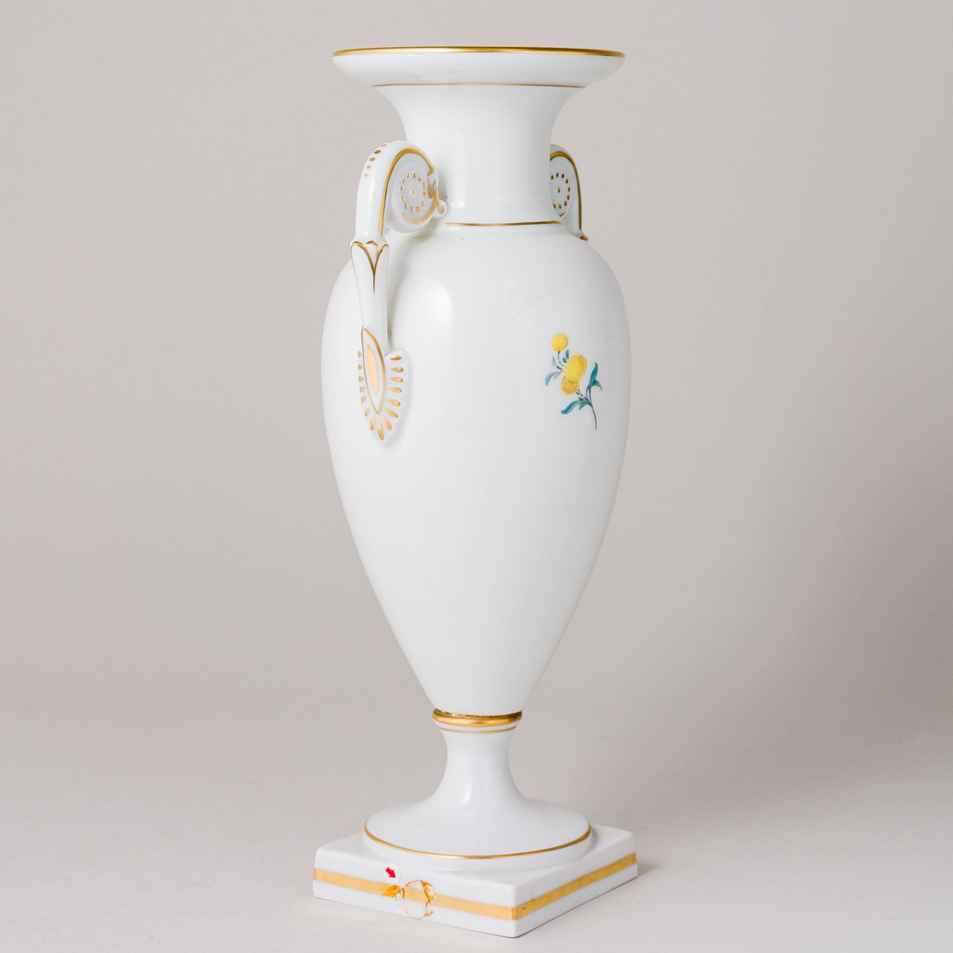 Meissen Amphorenvase Vase Bunte Blume 3 25 cm 2. Wahl - Image 5 of 10