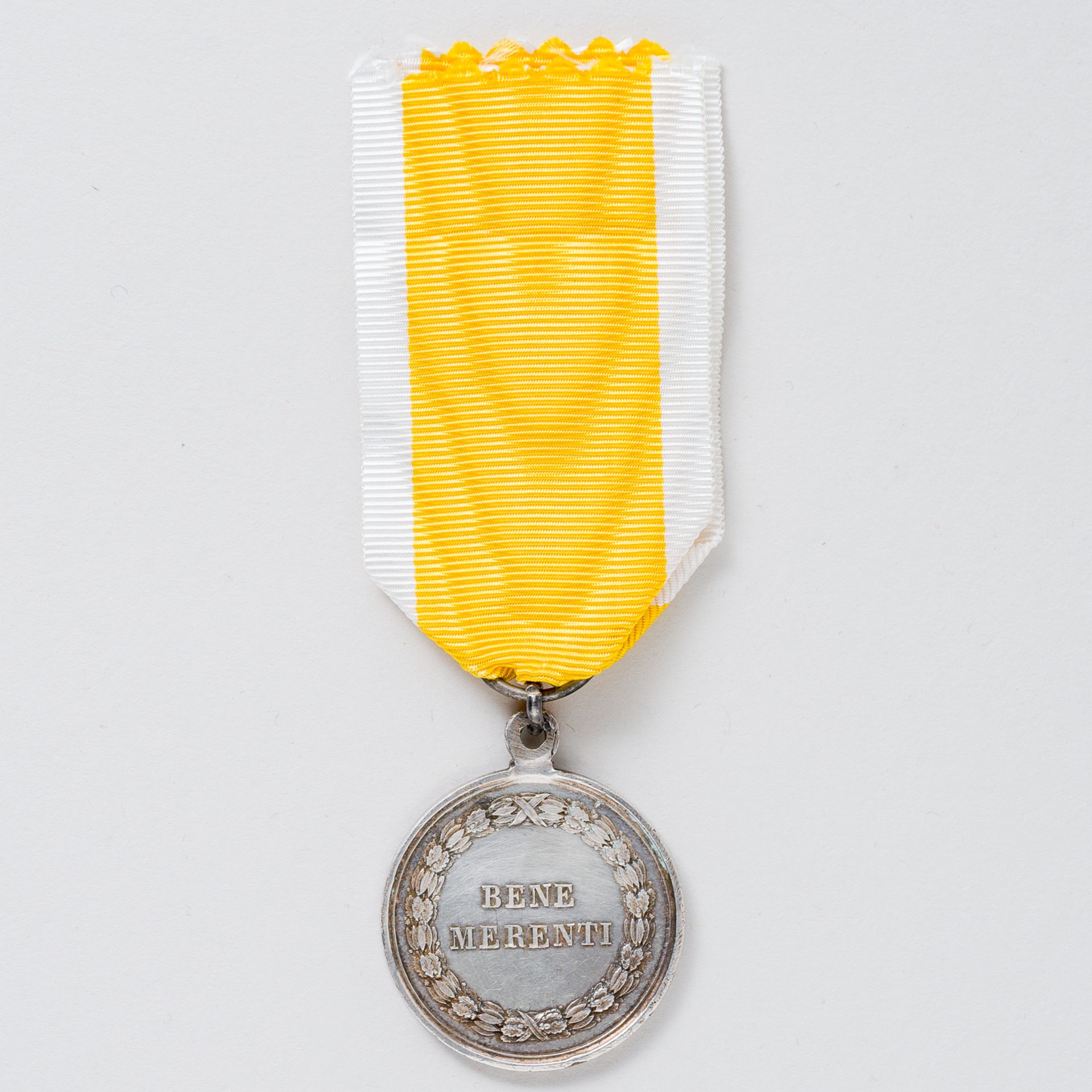 Vatikan Verdienstmedaille Leo XIII am Band - Image 3 of 4