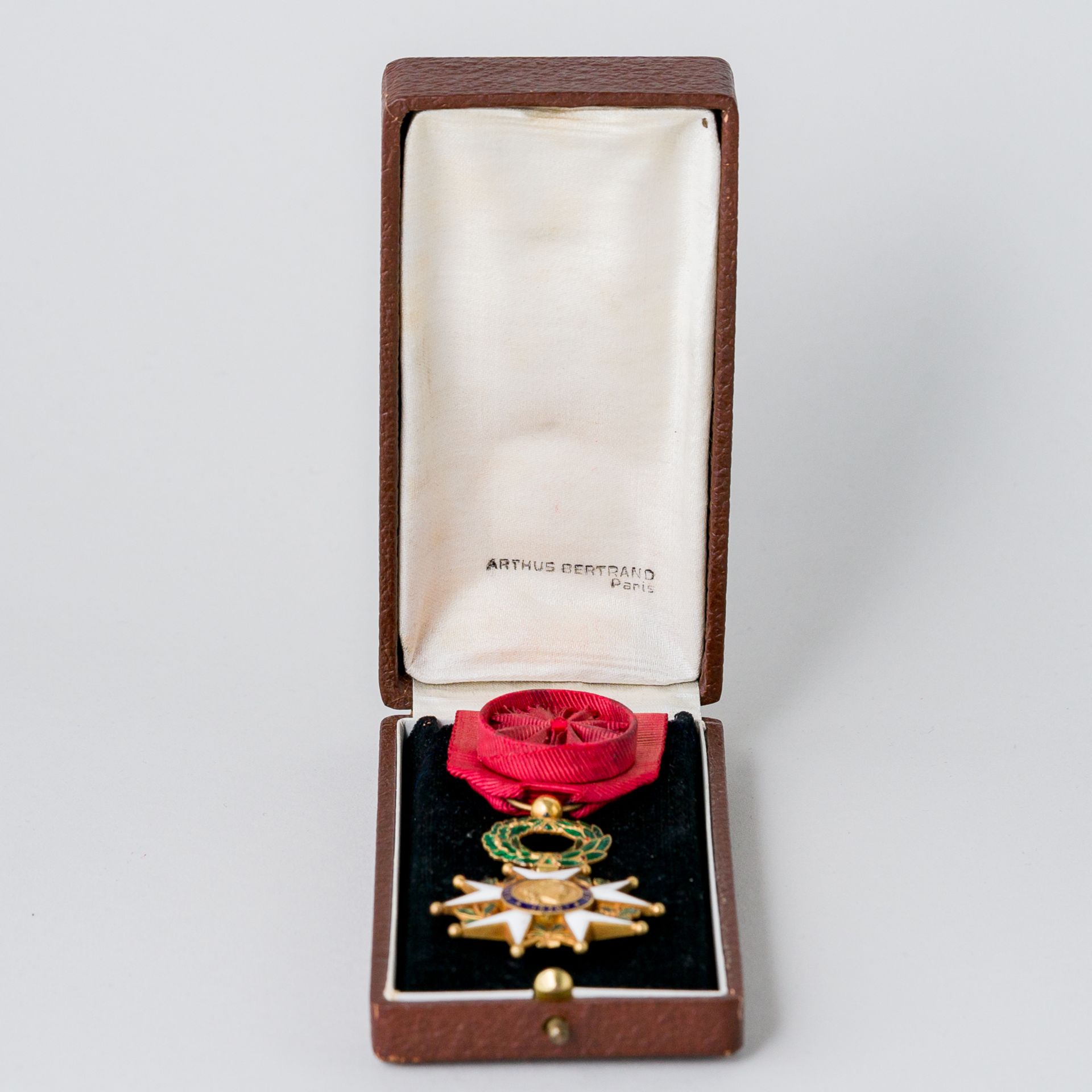 Orden Frankreich Ehrenlegion Offizierskreuz am Band und in Etui - Image 4 of 6