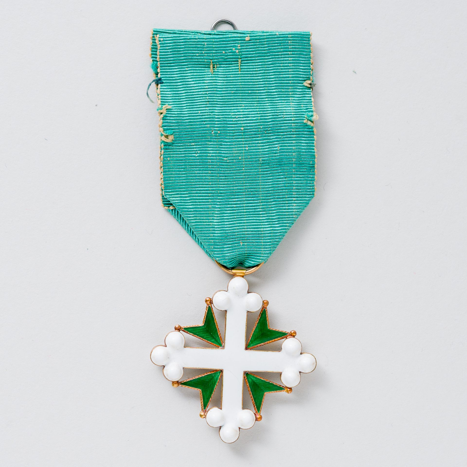 Mauritius und Lazarus Orden Ritterkreuz am Band und im Etui - Bild 3 aus 4