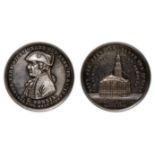 Silber Medaille 1862 Hamburg St. Michaeliskirche