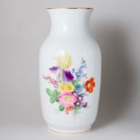 Meissen Große Vase Bunte Blume Bukett 36 cm 1. Wahl