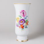 Meissen Vase Bunte Blume Bukett 24,5 cm 4. Wahl Neuwertig