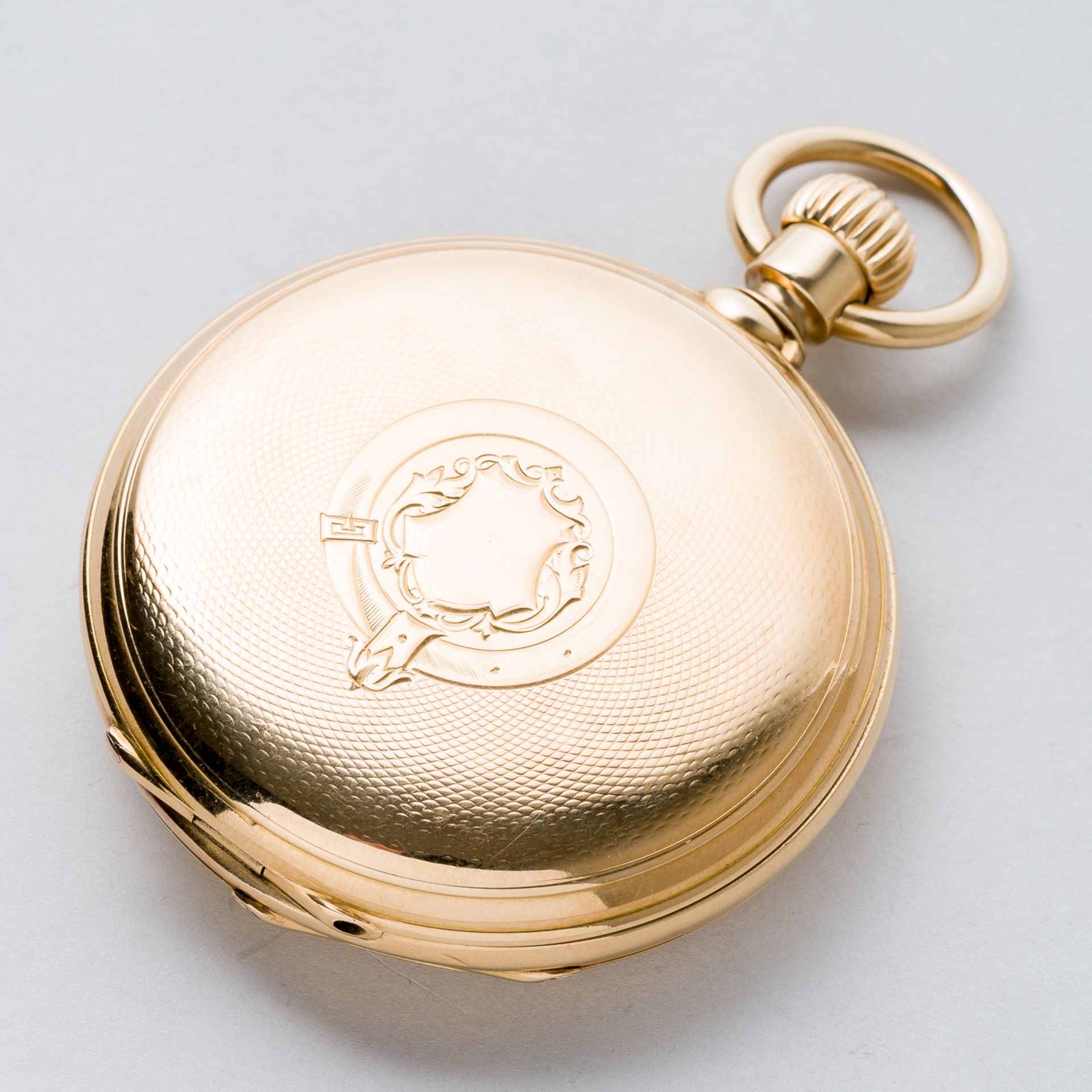A. Lange & Söhne Taschenuhr drei Deckel in 750er Gold Box & Zertifikat - Image 6 of 12