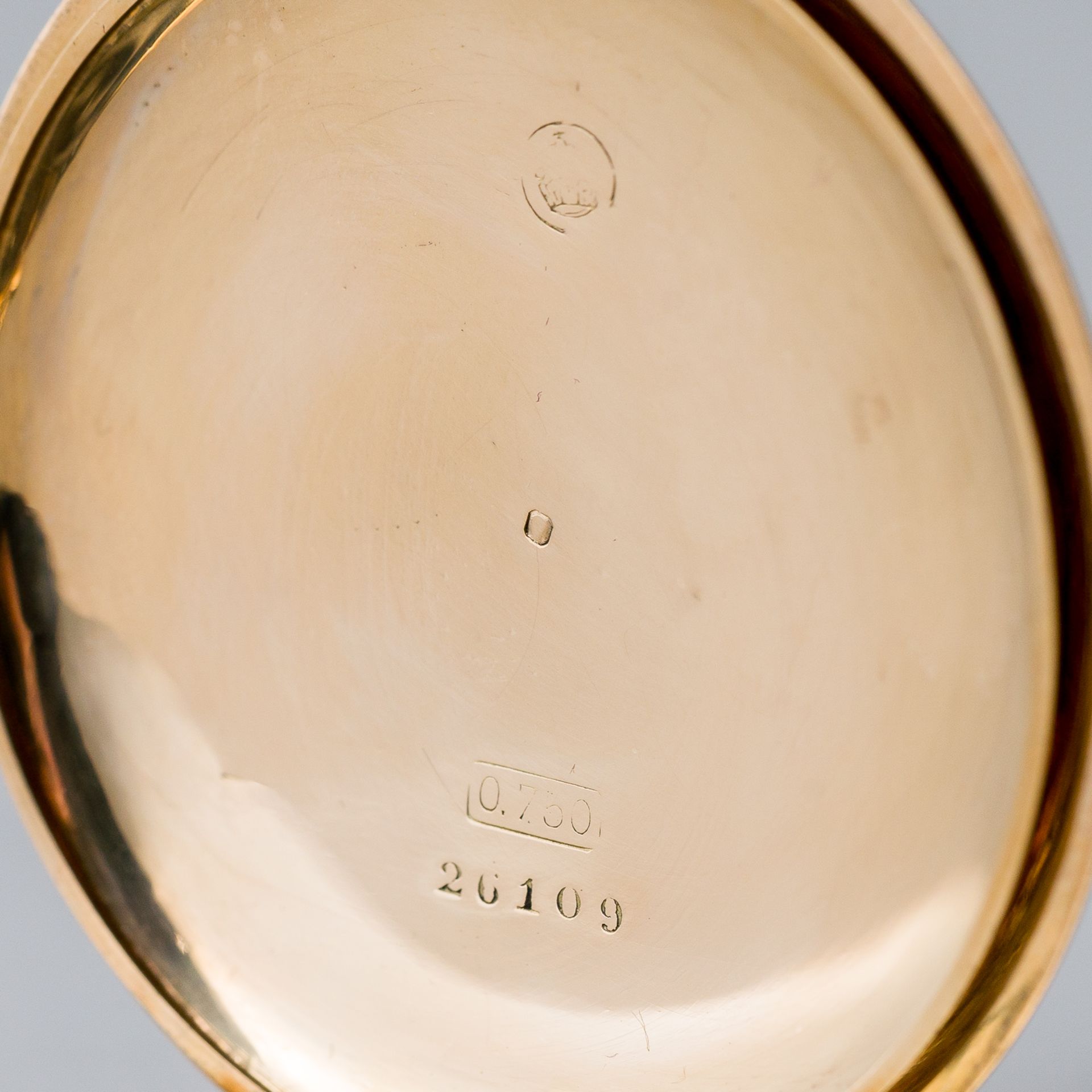 A. Lange & Söhne Taschenuhr drei Deckel in 750er Gold Box & Zertifikat - Image 8 of 12