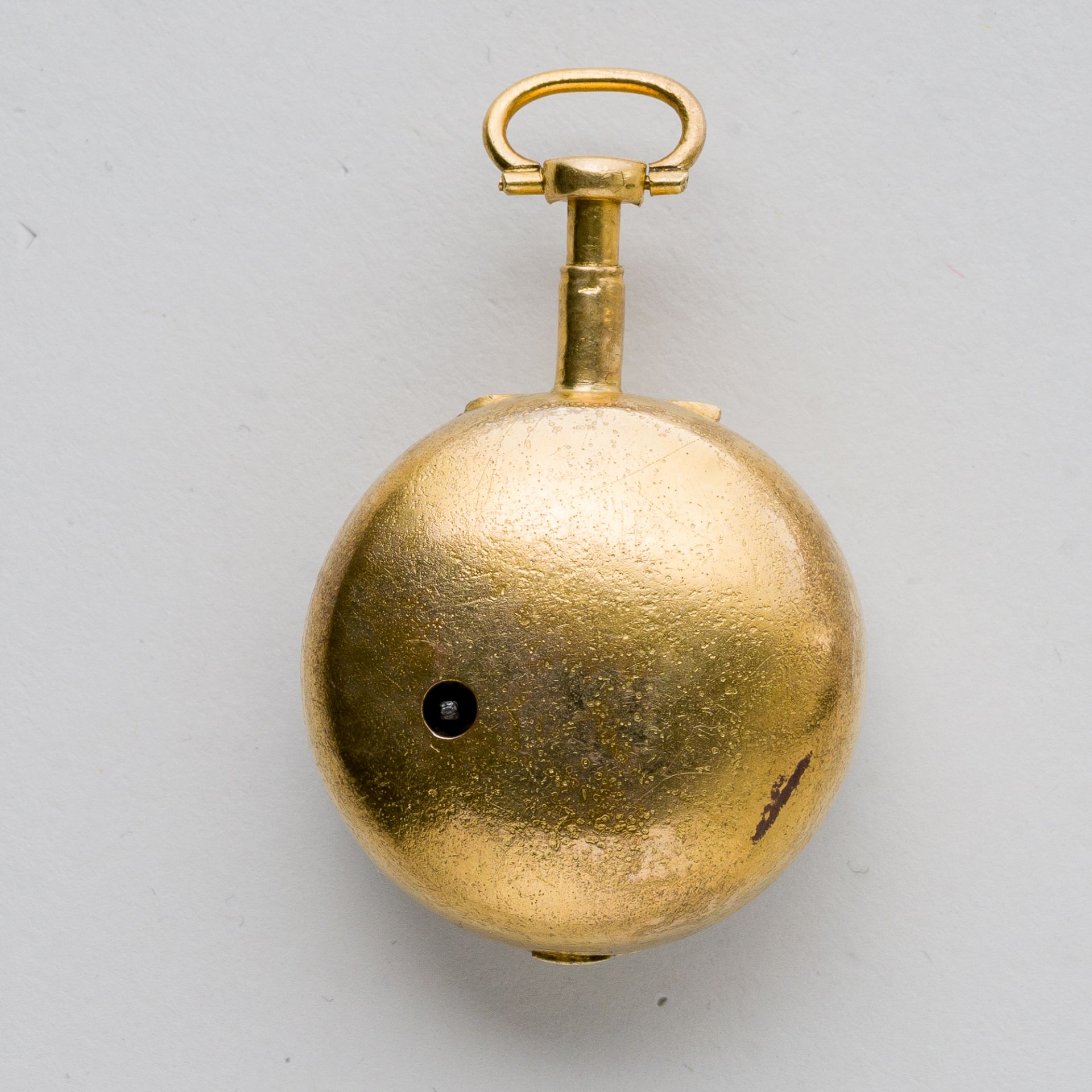 Bordier a Genève Spindeluhr Gold mit Diamantbesatz und Medaillon, 18. Jhd. - Image 5 of 8