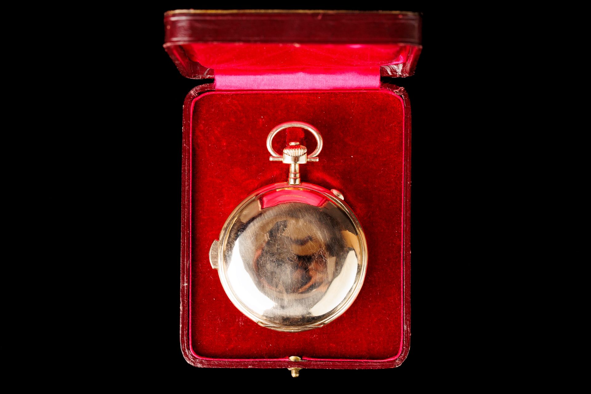 Antique Gold Pocket Watch with Chime in a Case. Geneva. Switzerland. - Image 3 of 9