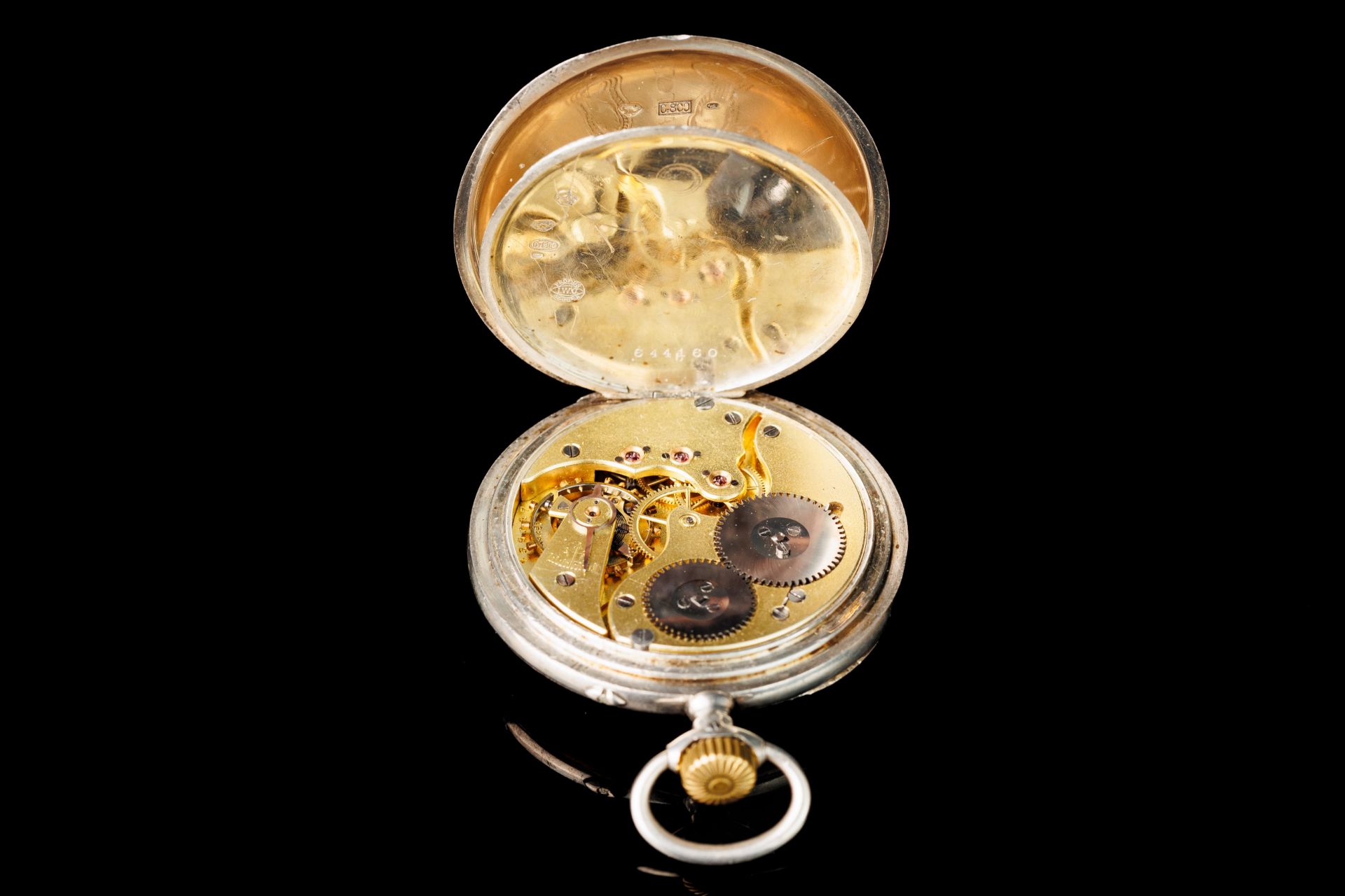 Silver Vintage Pocket Watch  International Watch Co.
Schaffhausen - Image 4 of 7