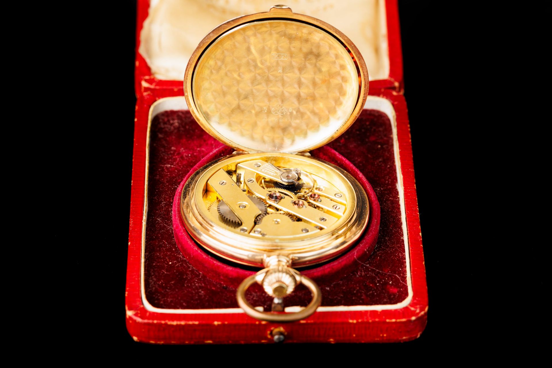Antique Gold Pocket Watch in a Case. - Bild 10 aus 13
