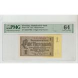 Germany, 1 Reichsmark, 1937 year, PMG 64