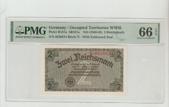 Germany, 2 Reichsmark, 1940 year, PMG 66