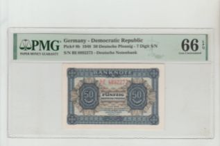 Germany, 50 Deutsche Mark, 1948 year, PMG 66