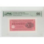 Germany, 10 Reichsmark, 1944 year, PMG 66