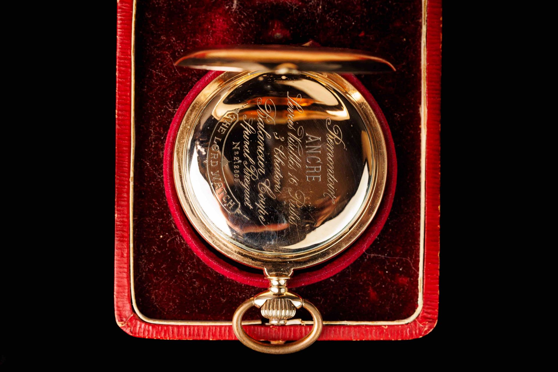 Antique Gold Pocket Watch in a Case. - Bild 7 aus 13
