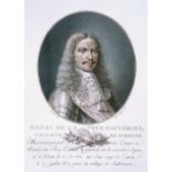 Henri de la Tour d'Auvergne, from 'Portraits des grands hommes, femmes illustres