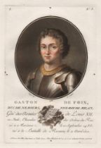 Portrait of Gaston de Foix (1489-1512) Duke of Nemours, French General & Military Commander