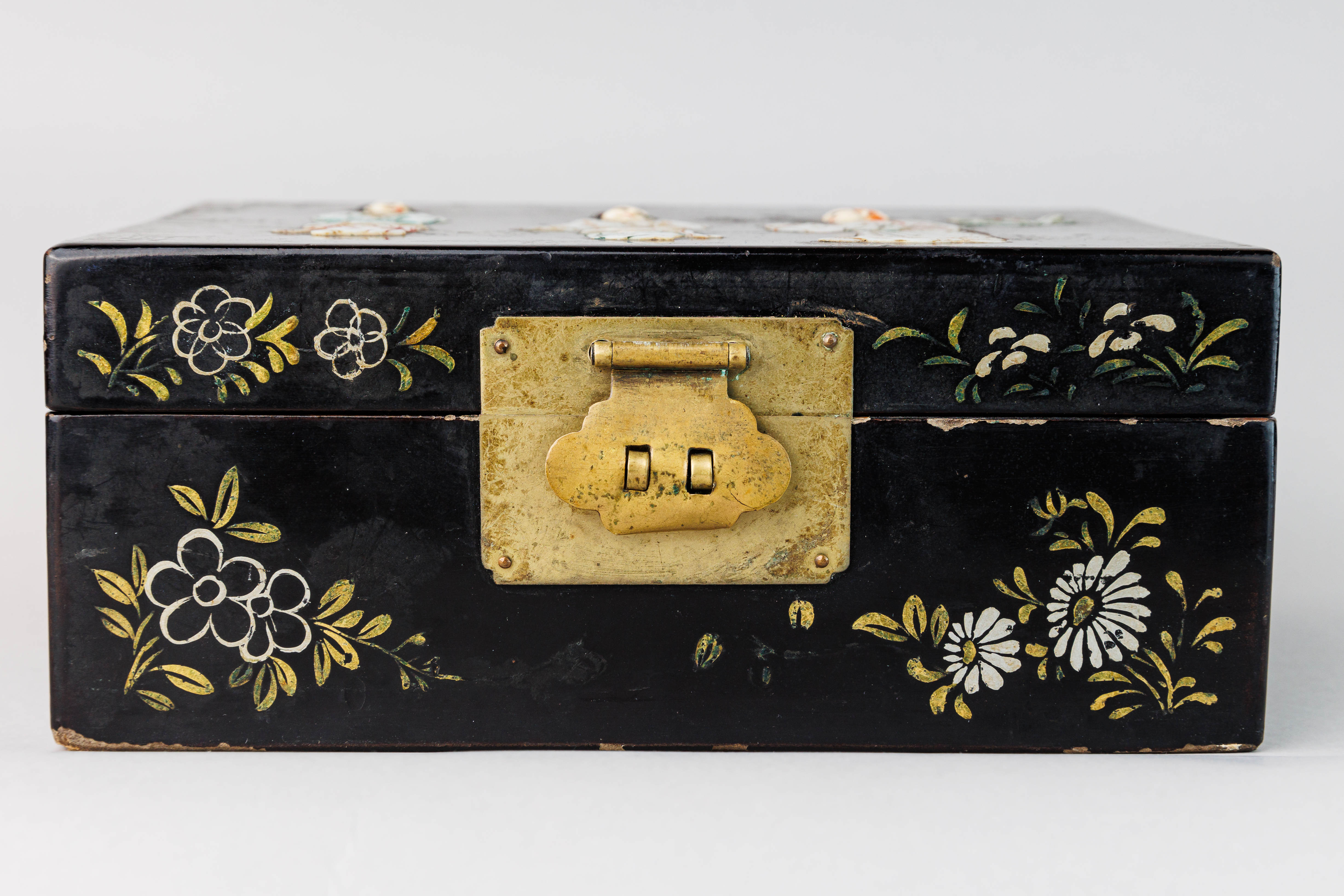 Vintage Japanese Black Jewelry box - Image 2 of 7