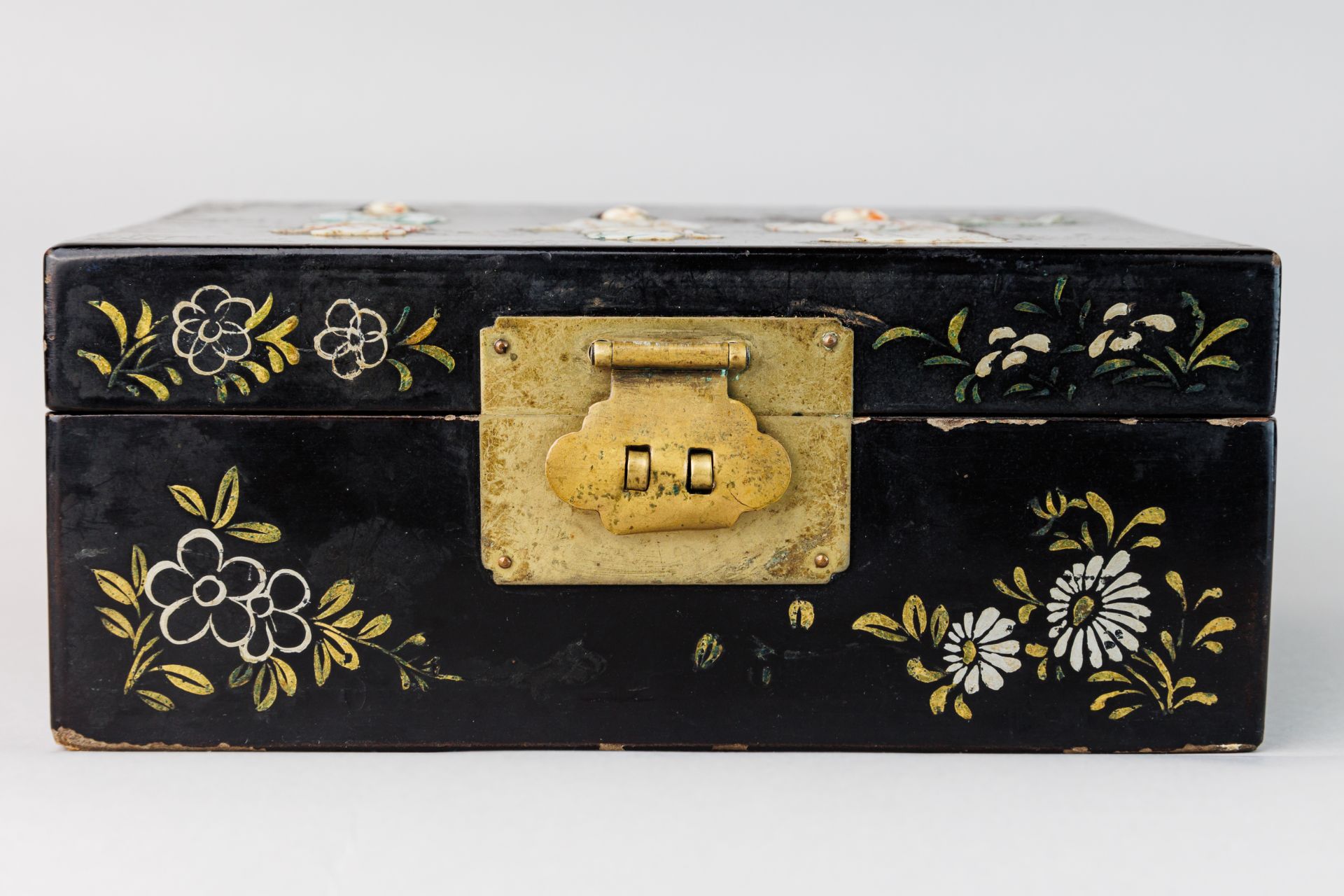 Vintage Japanese Black Jewelry box - Bild 2 aus 7