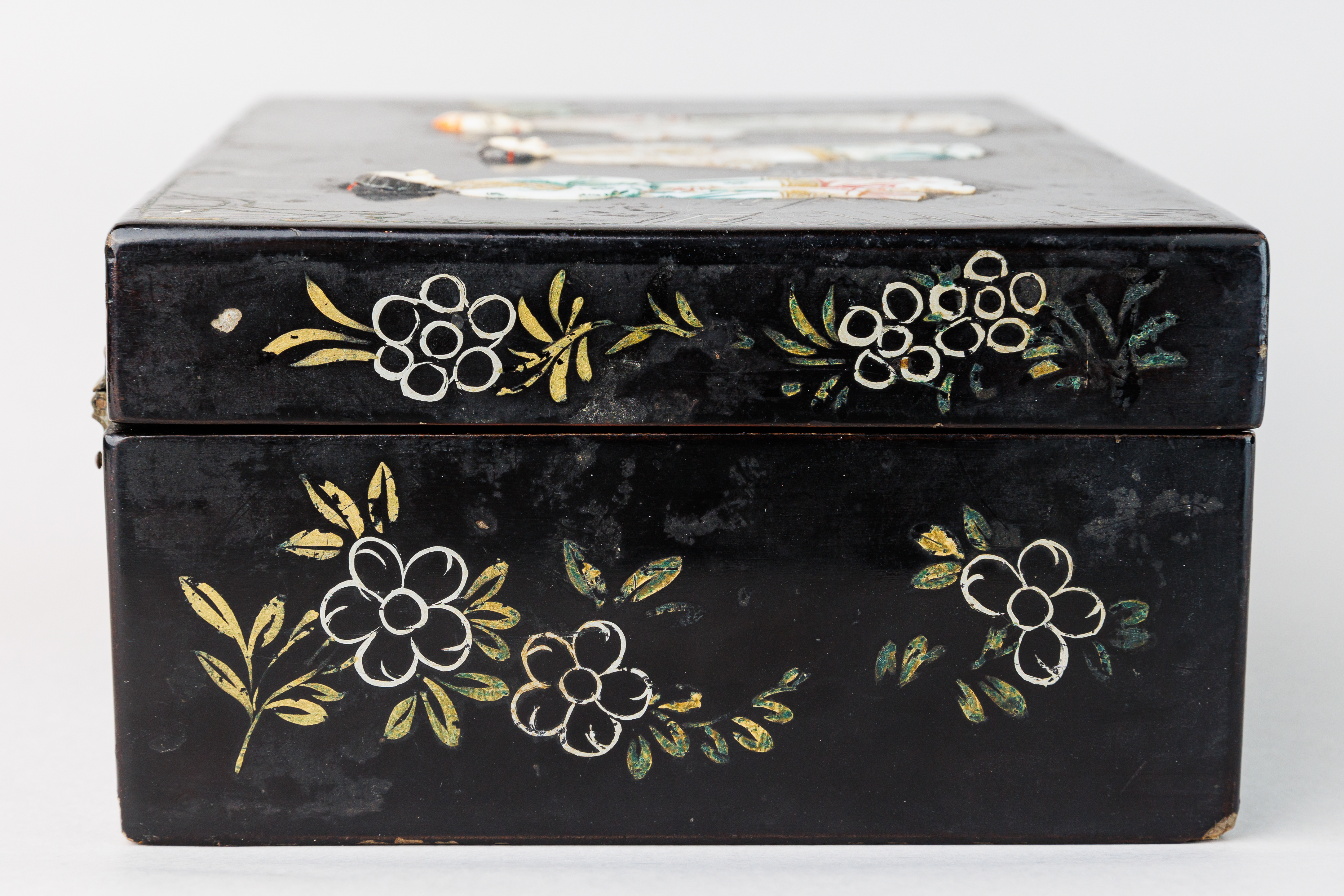 Vintage Japanese Black Jewelry box - Image 5 of 7