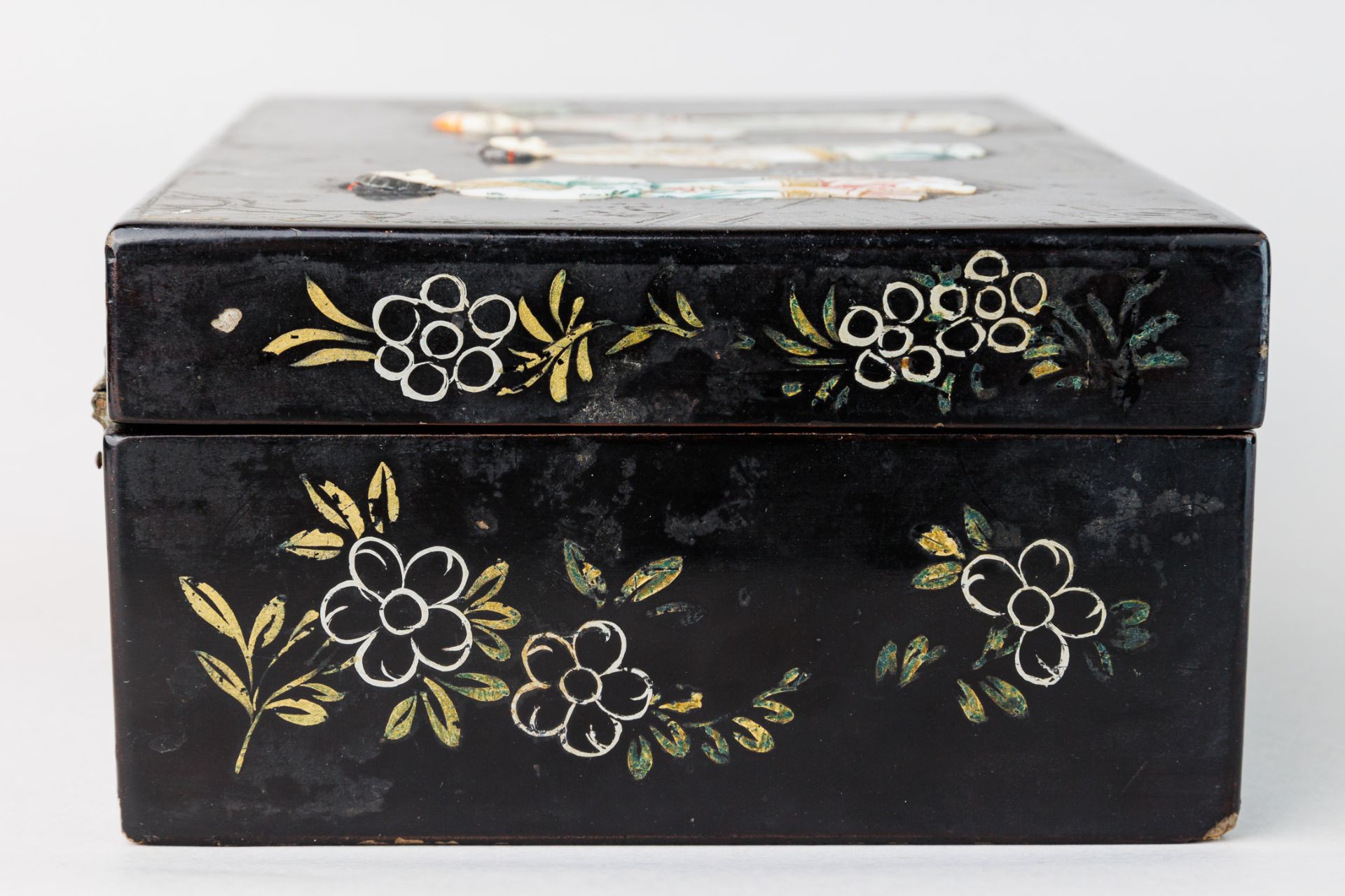 Vintage Japanese Black Jewelry box - Bild 5 aus 7