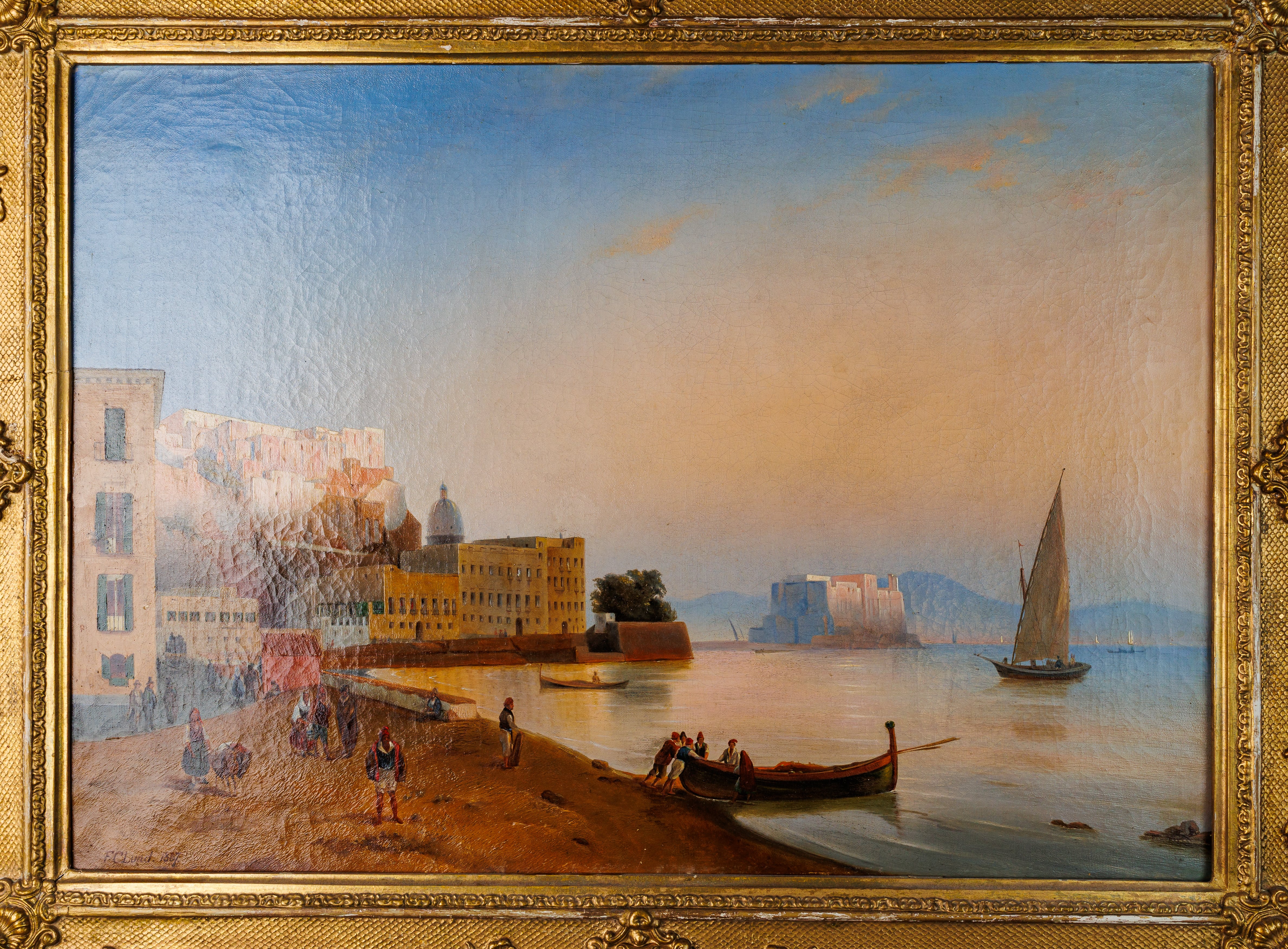 The Paint in the frame "City by the sea Pulivali"