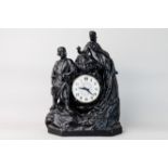 Mechanical Table Clock "Mistress of Copper Mountain and Danila Master"