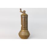 Antique manual bronze coffee grinder