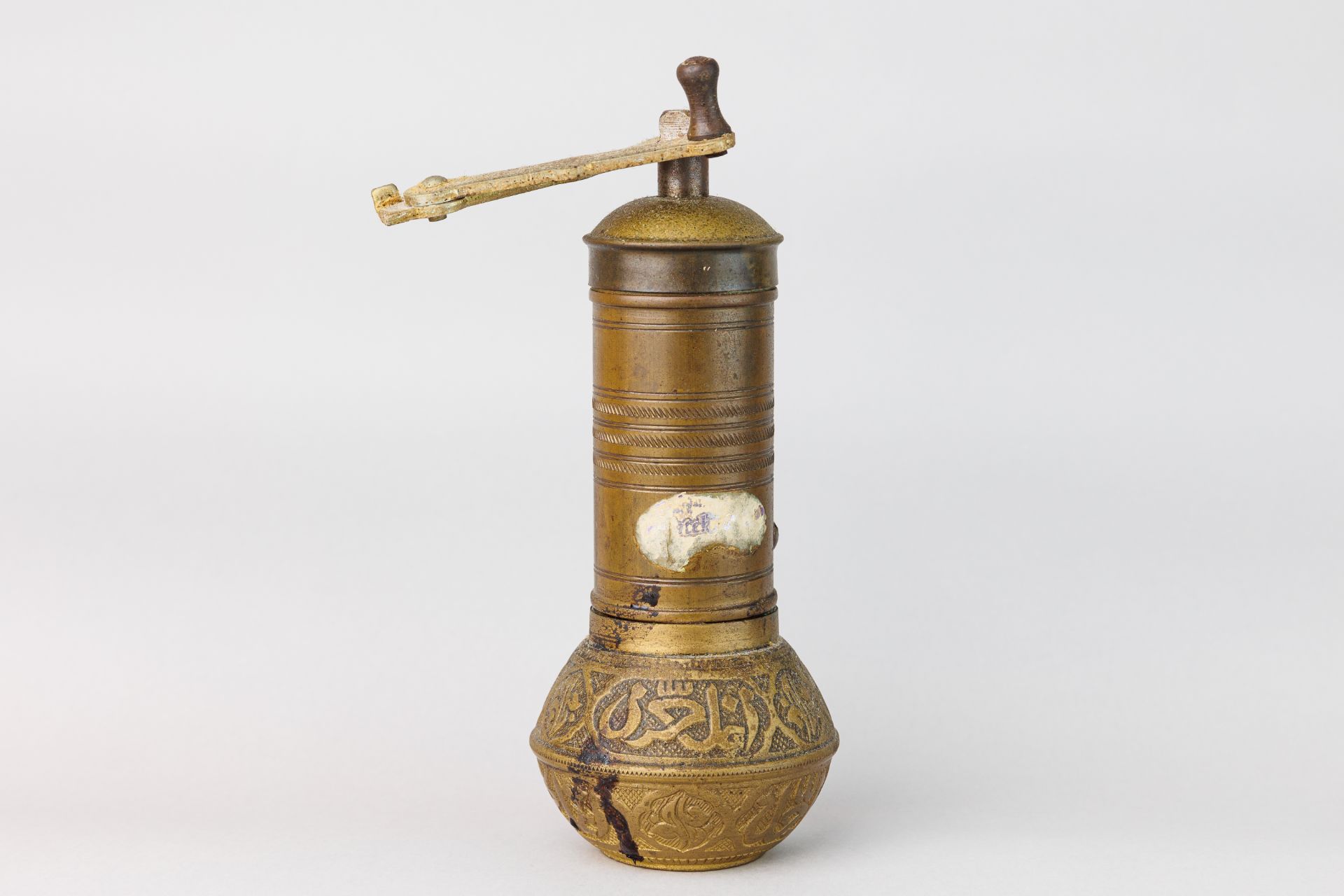 Antique manual bronze coffee grinder - Bild 3 aus 6