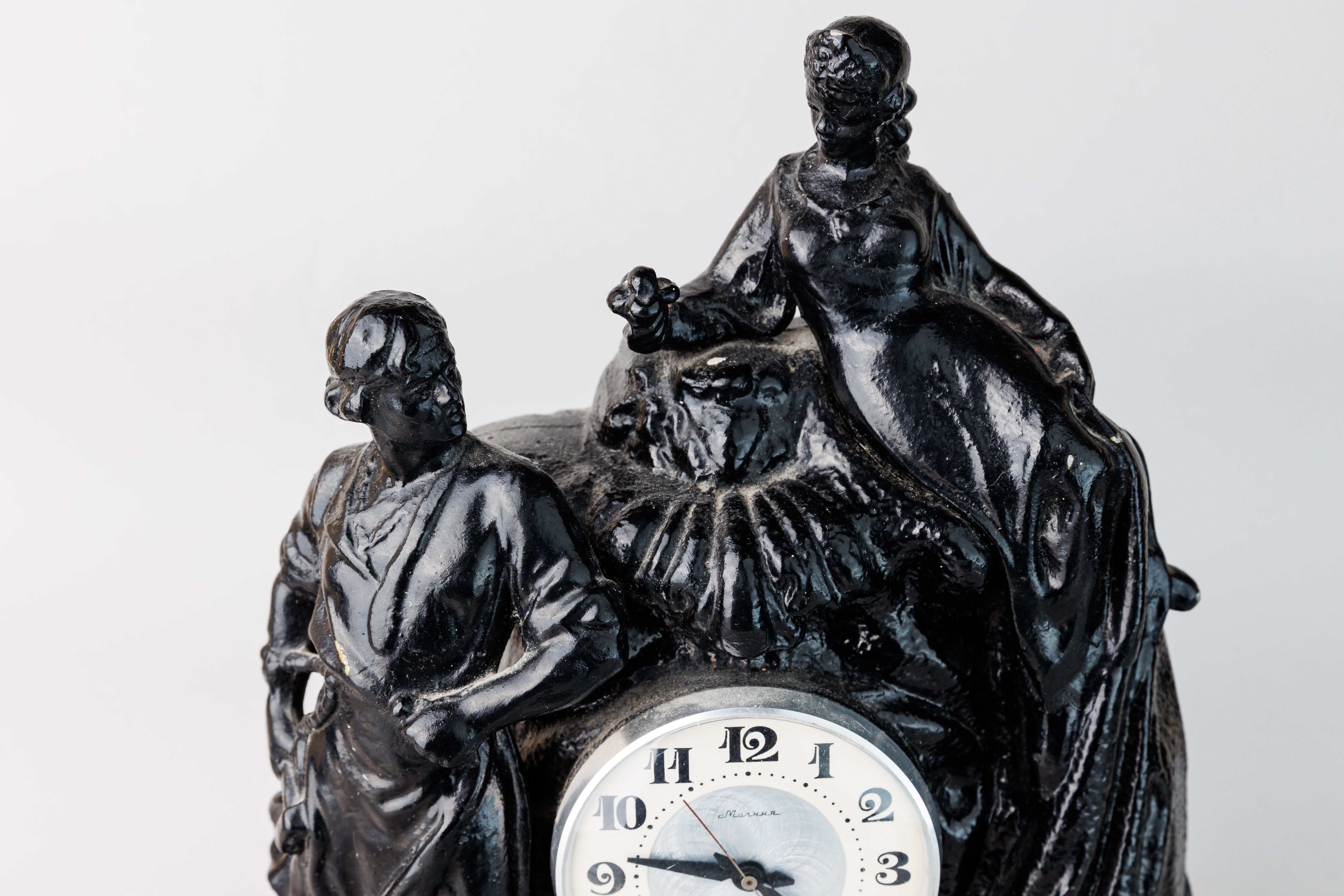 Mechanical Table Clock "Mistress of Copper Mountain and Danila Master" - Image 9 of 9