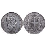 Italy, 5 Lire, 1872 year, M-B
