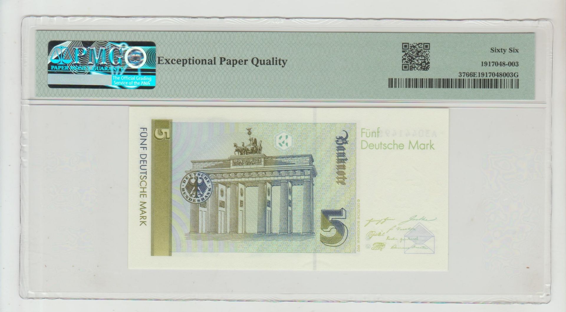 Germany, 5 Deutsche Mark, 1991 year - Bild 2 aus 2