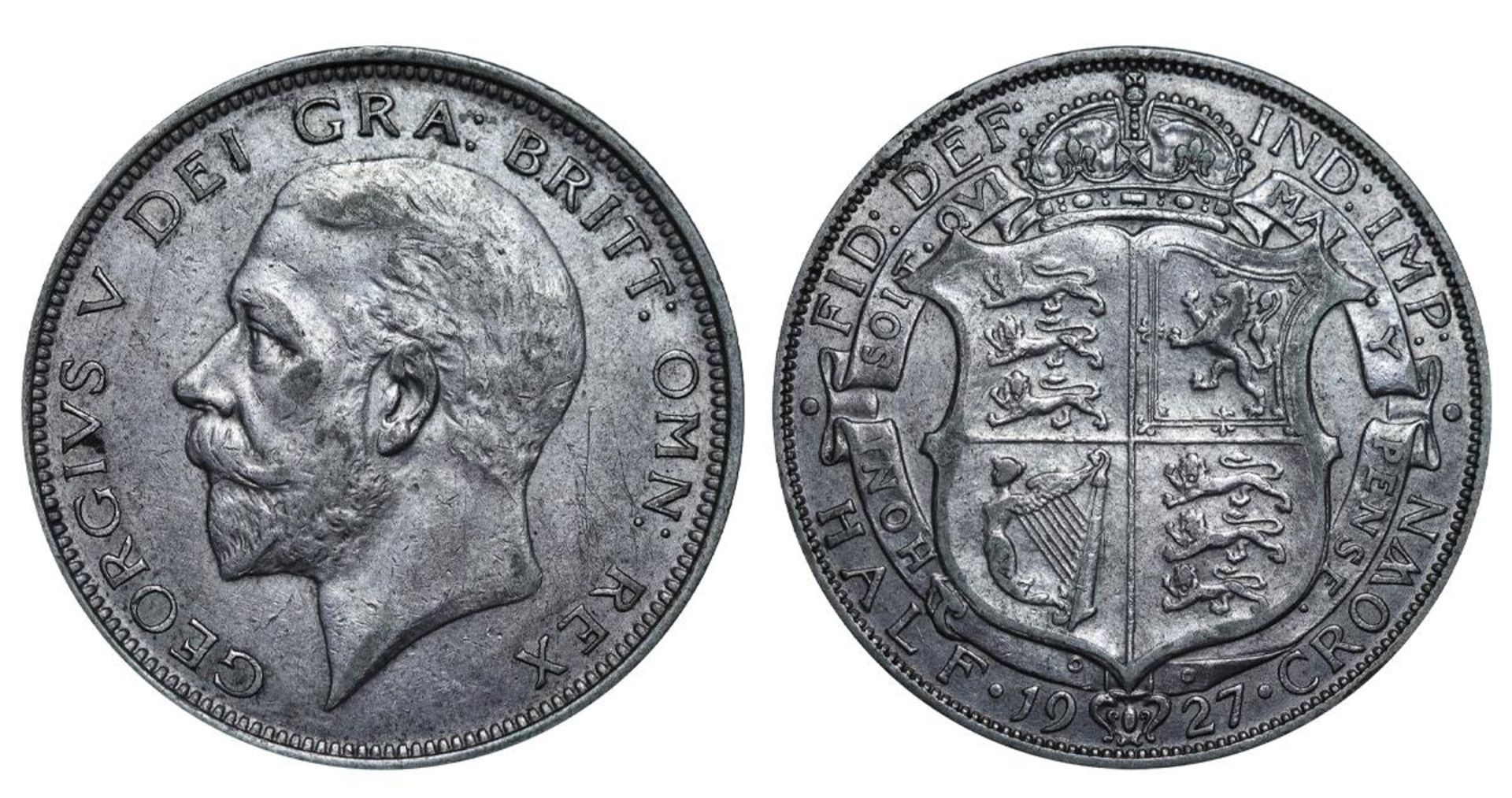 United Kingdom, ½ Crown, 1927 year