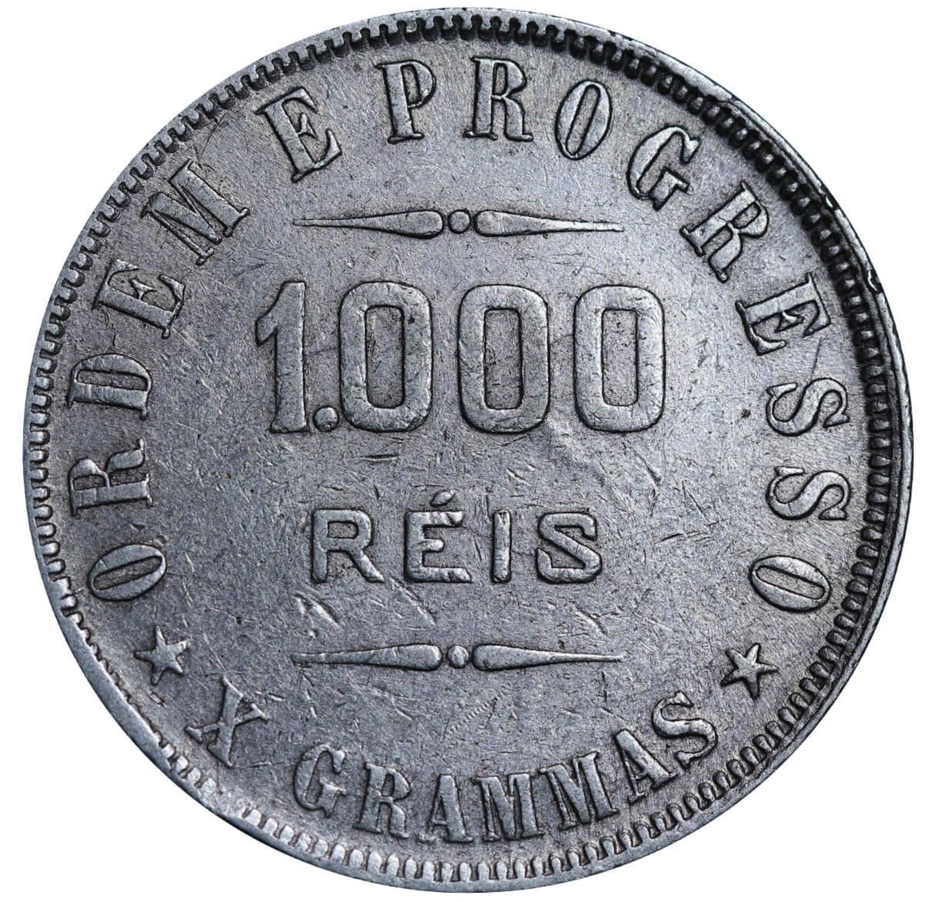 Brazil, 1000 Reis, 1907 year - Bild 3 aus 3