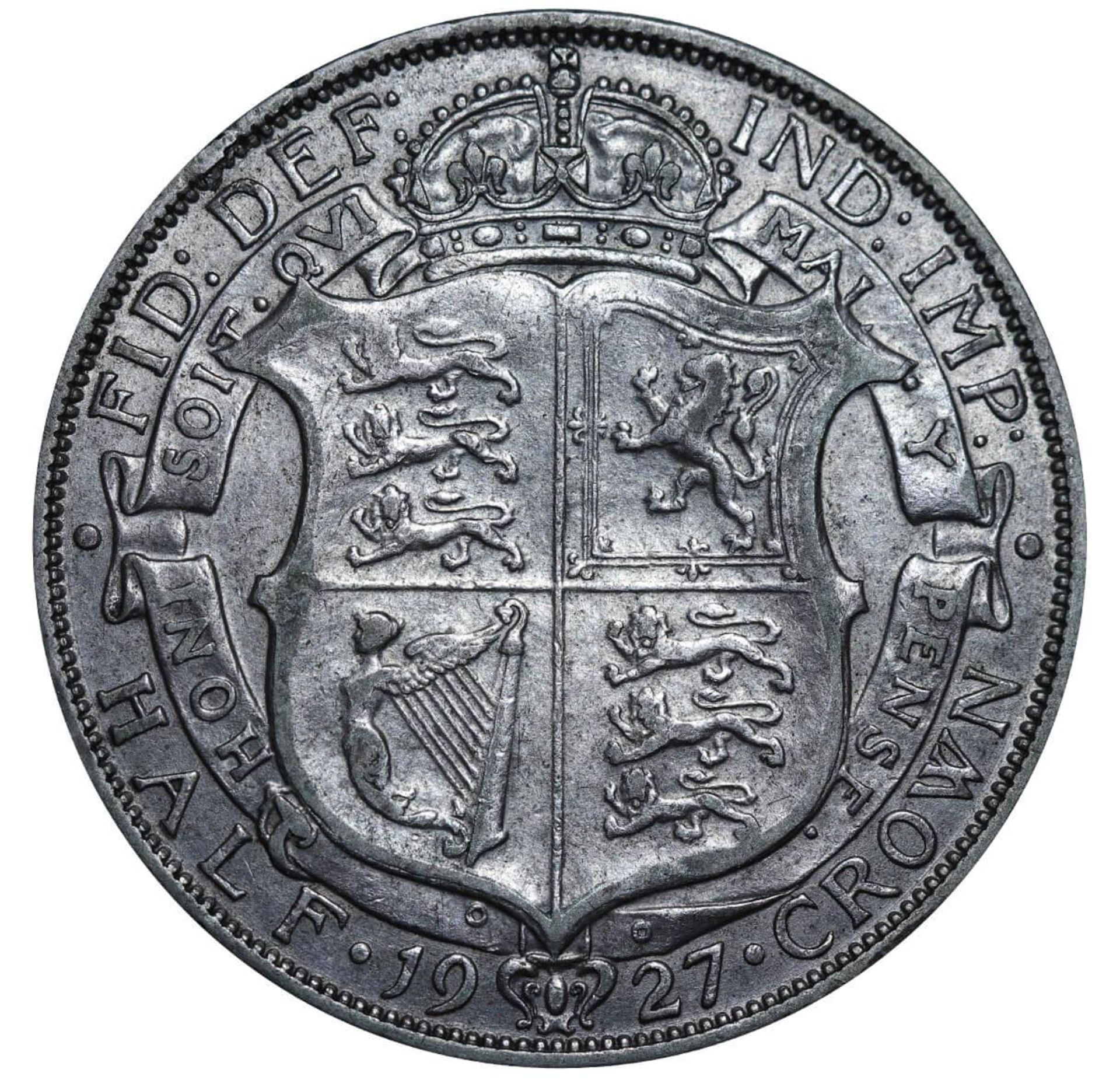United Kingdom, ½ Crown, 1927 year - Image 3 of 3