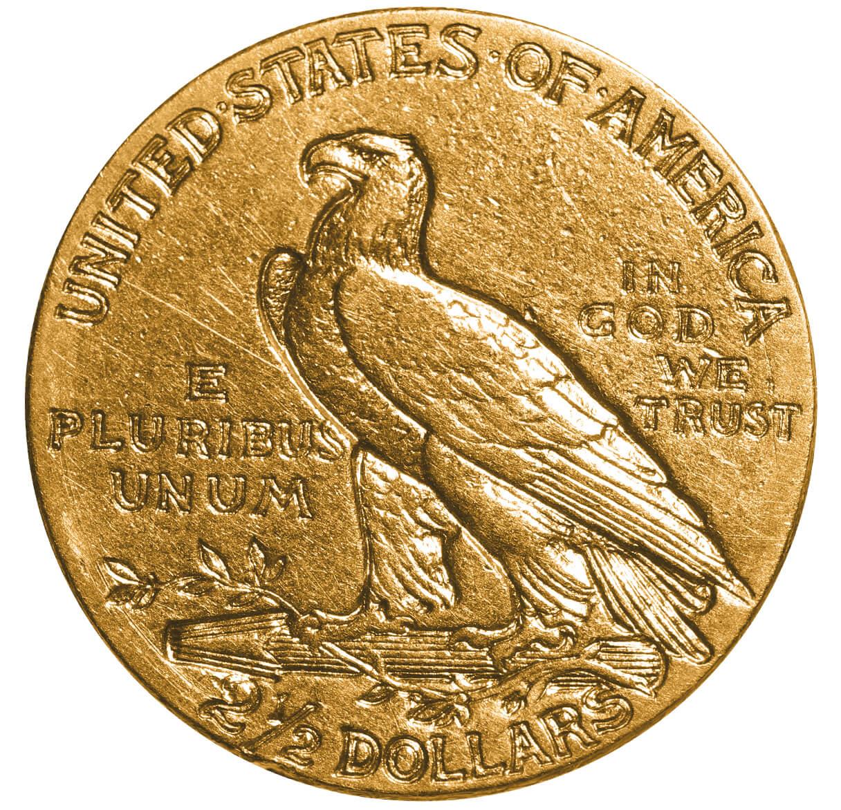 United States, 2½ Dollars, 1908 year - Image 3 of 3