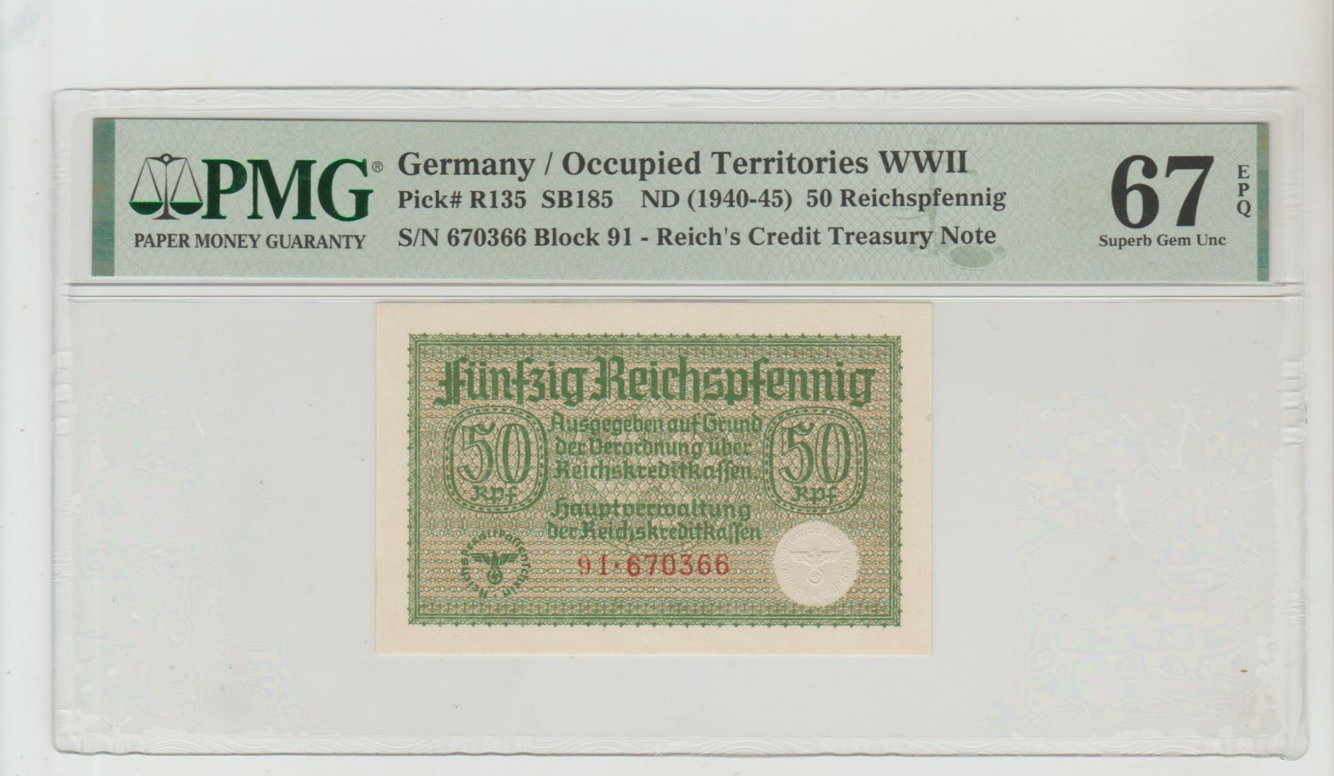 Germany, 50 Reichspfennig, 1945 year