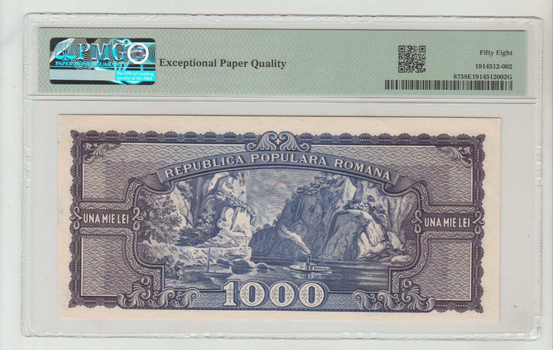 Romania, 1000 Lei, 1950 year - Bild 2 aus 2