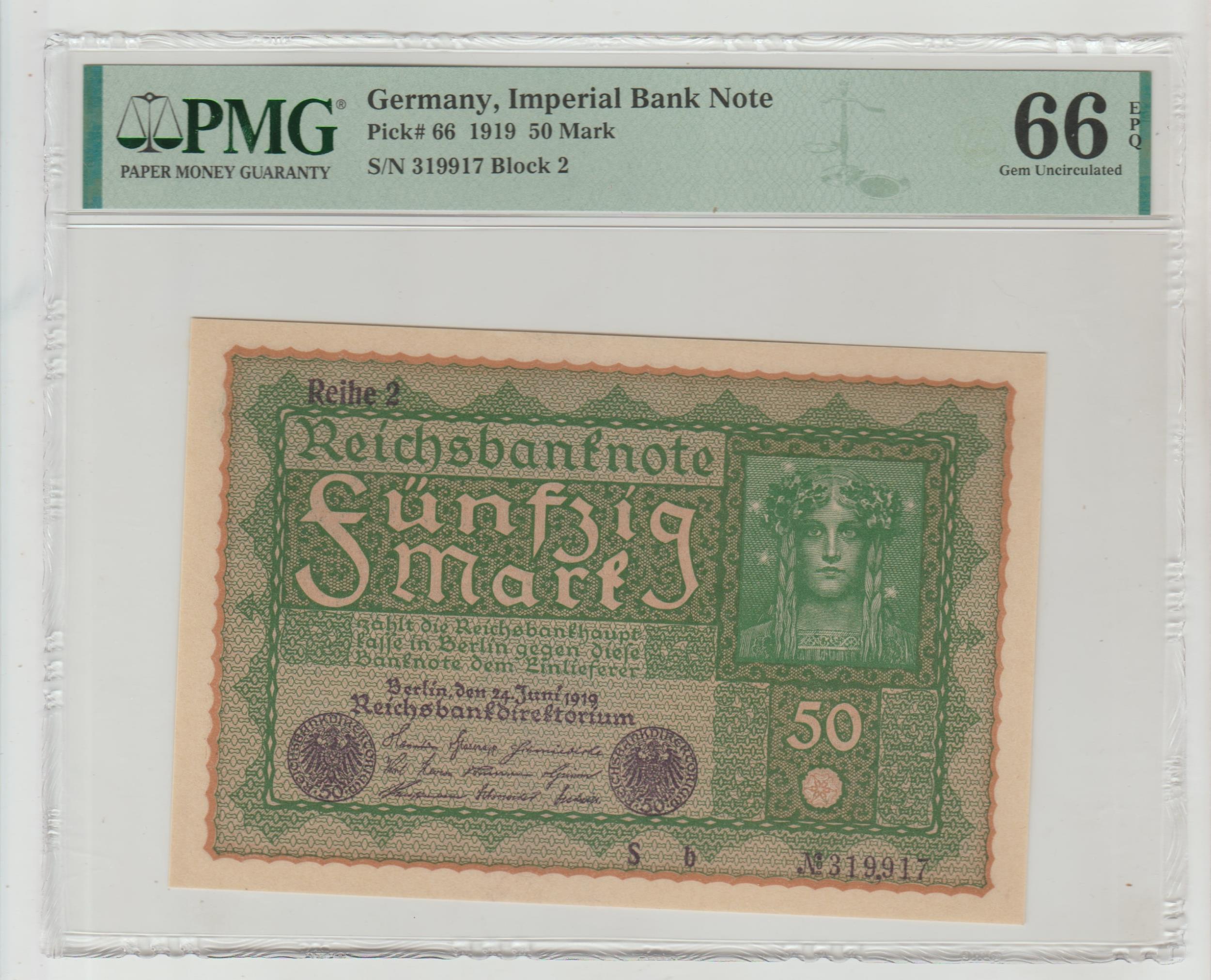 Germany, 50 Mark, 1919 year