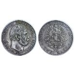 Kingdom of Prussia, 2 Marks, 1877 year, B