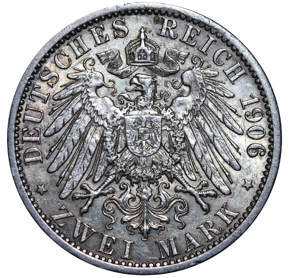 Kingdom of Prussia, 2 Marks, 1906 year, A - Bild 3 aus 3